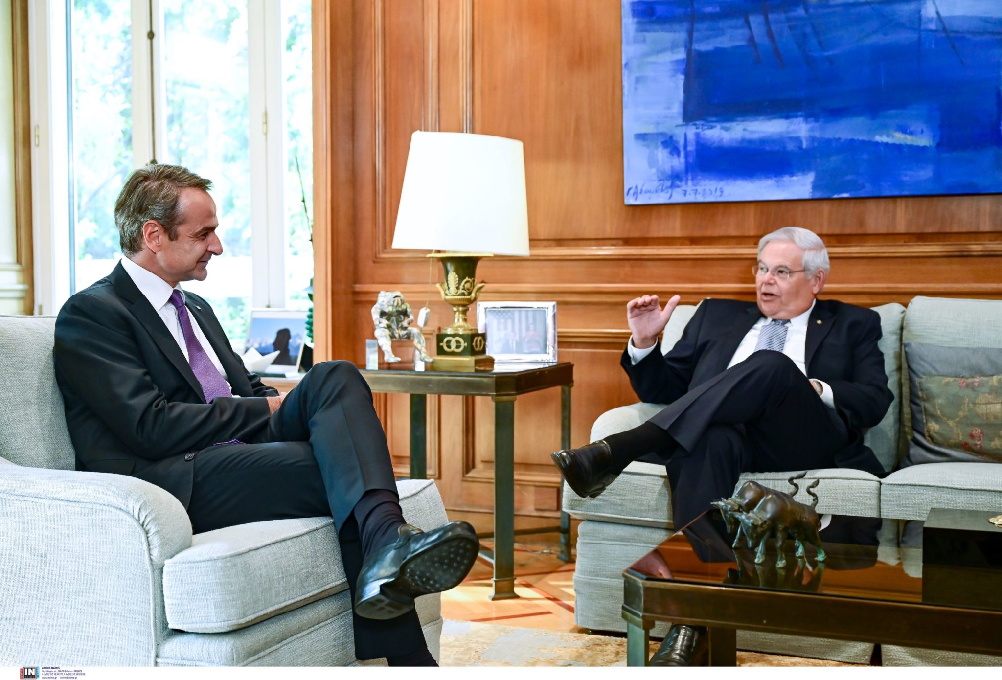 Μητσοτάκης με Μενέντεζ