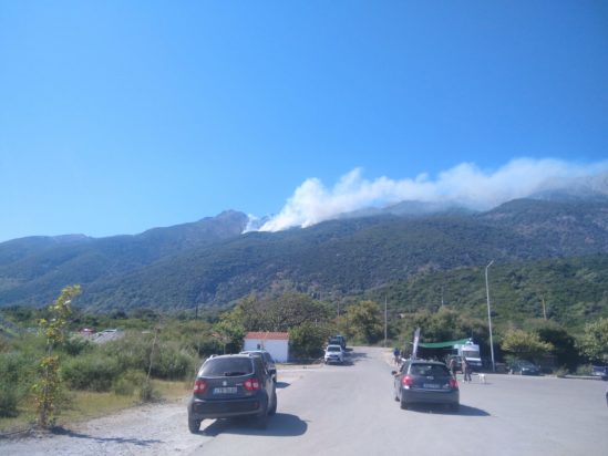 φωτιά Σαμοθράκη