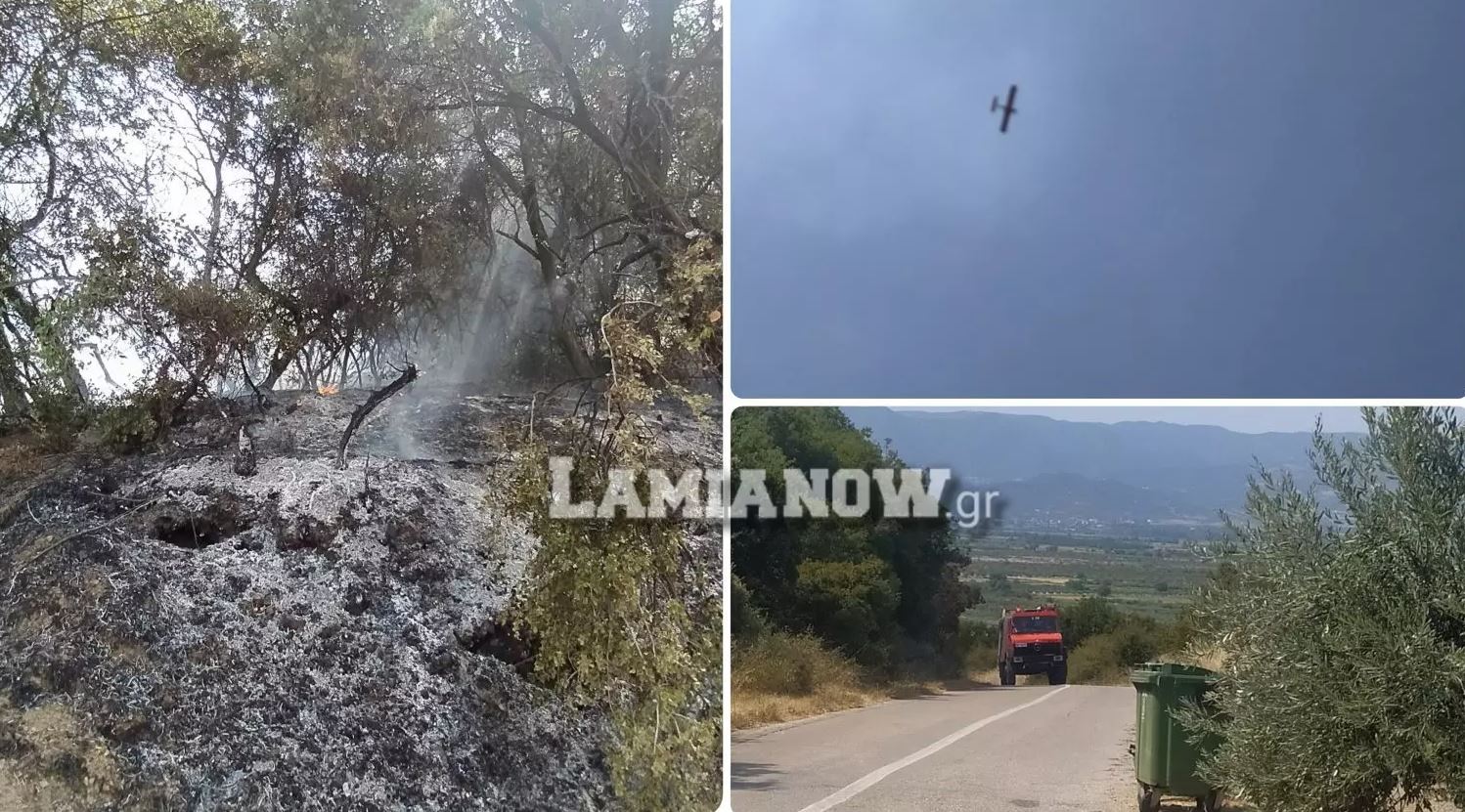 Φθιώτιδα: Μεγάλη φωτιά στην Συκά Υπάτης – Χτύπησαν οι καμπάνες στην εκκλησία του χωριού – ΦΩΤΟ