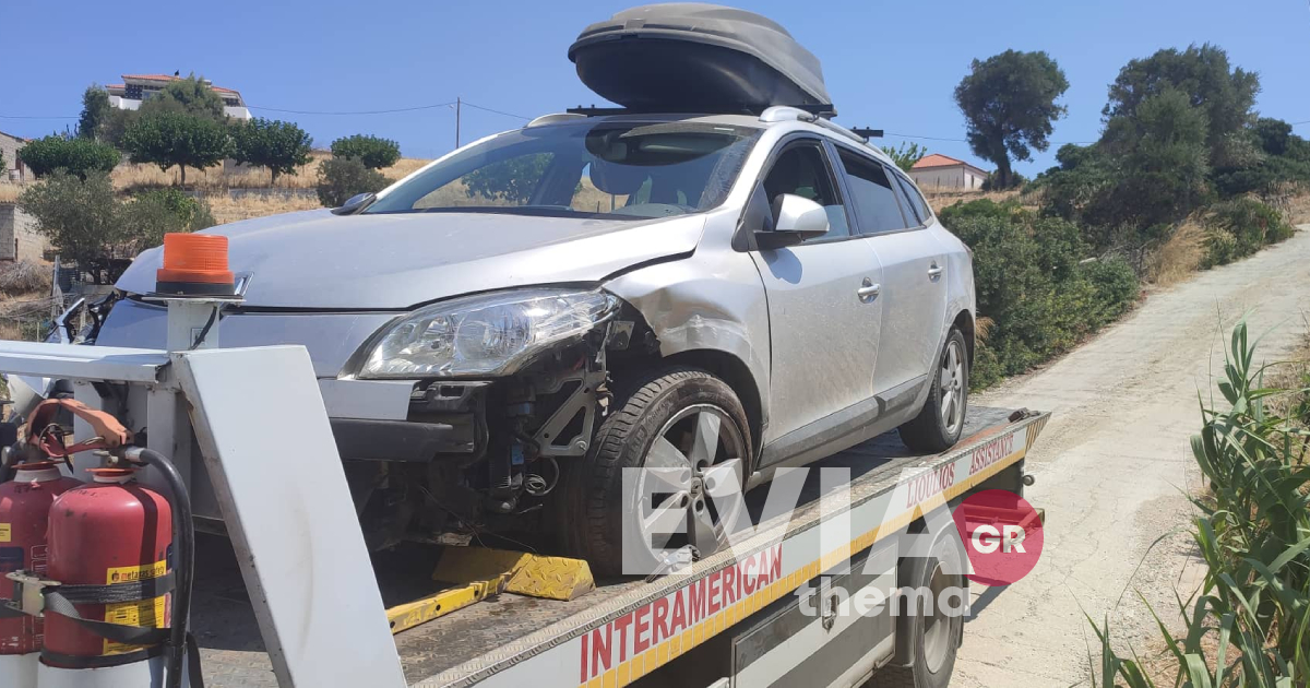 Τροχαίο στις Πετριές Ευβοίας