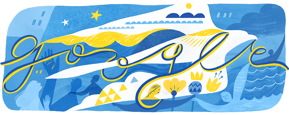 Google Doodle: Γιορτάζει την ημέρα ανεξαρτησίας της Ουκρανίας