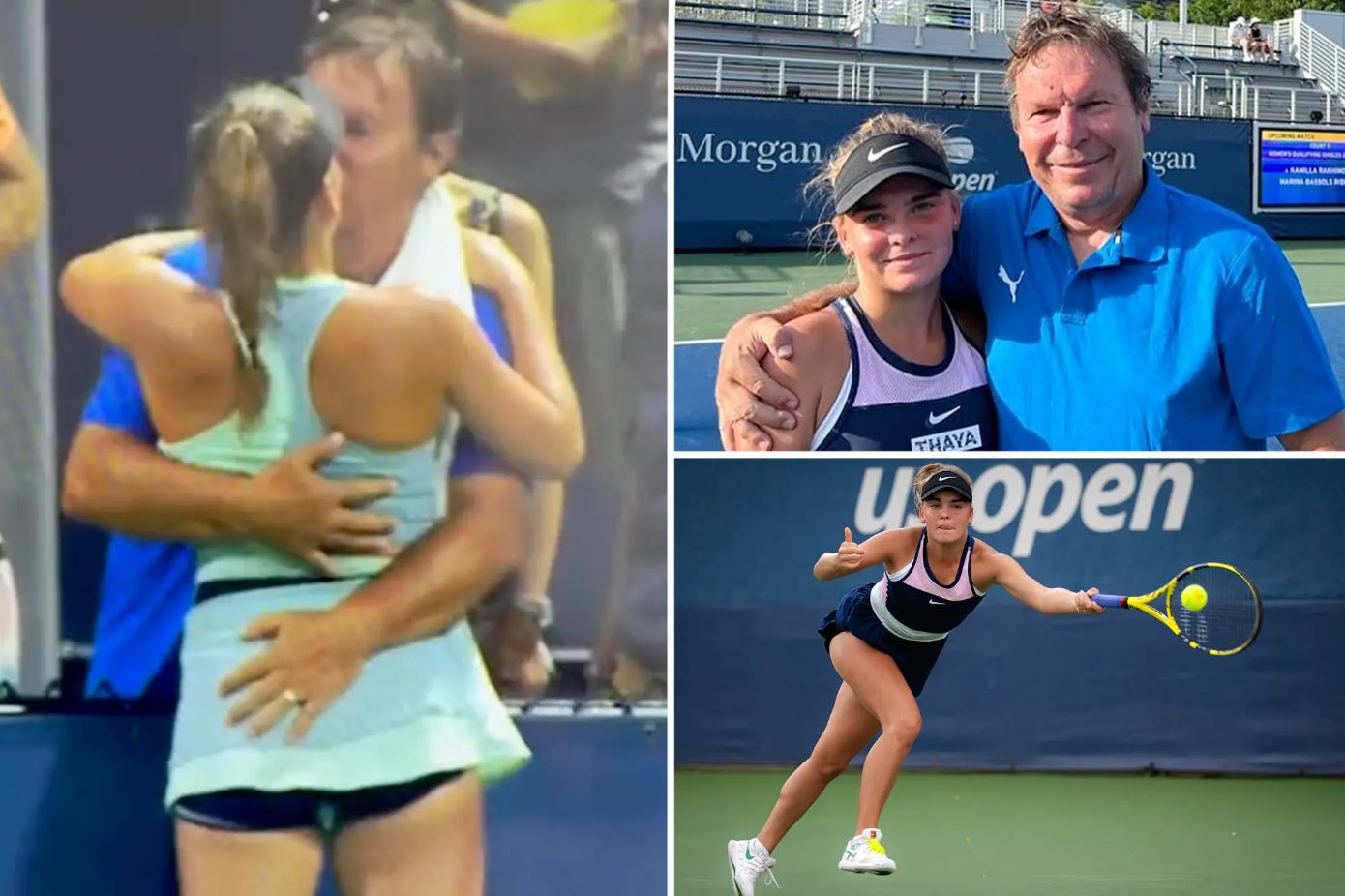 Οργή στο US Open για τον «ανατριχιαστικό» πανηγυρισμό της 16χρονης Sara Bejlek με τον πατέρα και τον προπονητή της