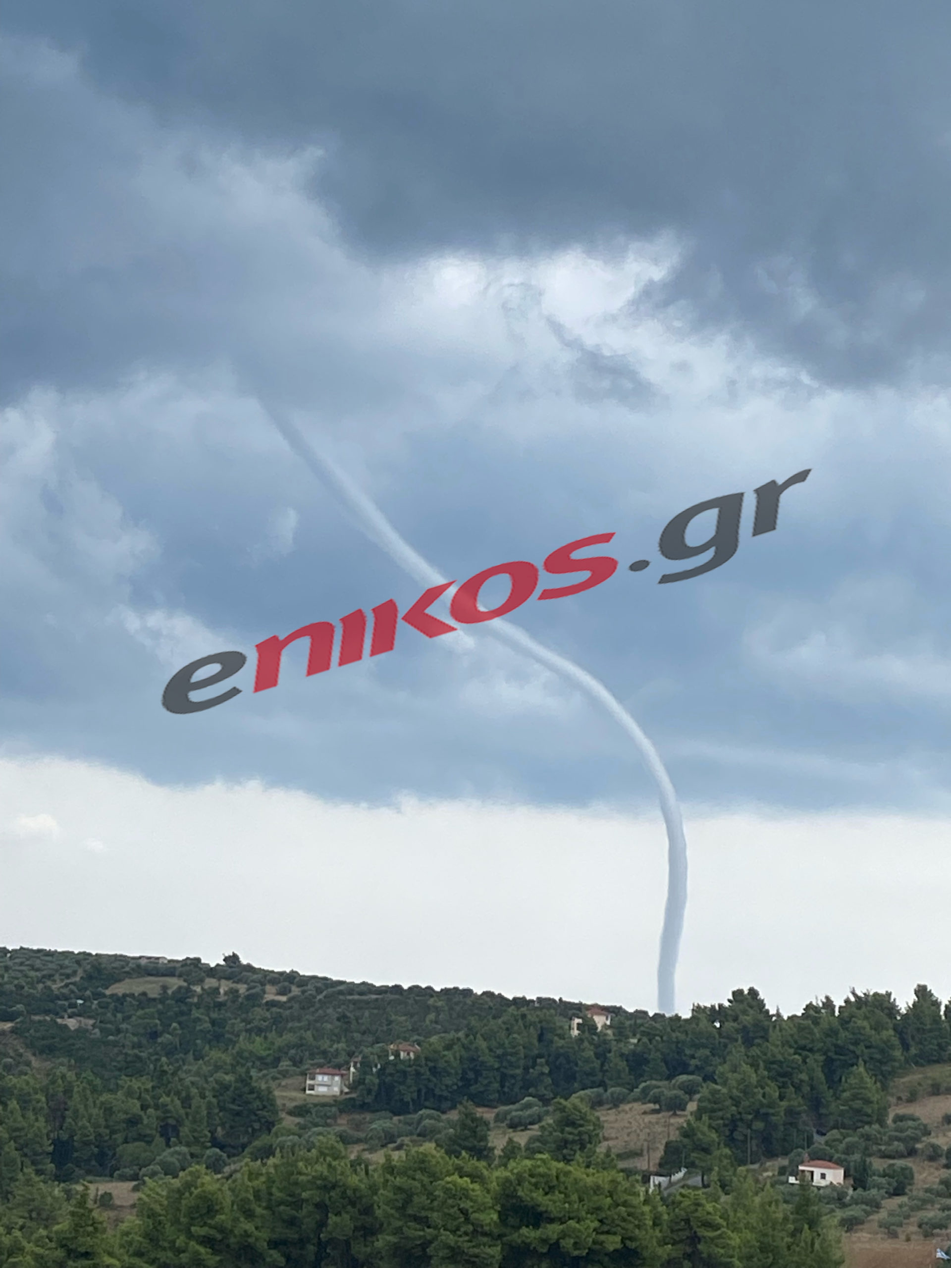 Υδροστρόβιλος στο Παλιούρι Χαλκιδικής