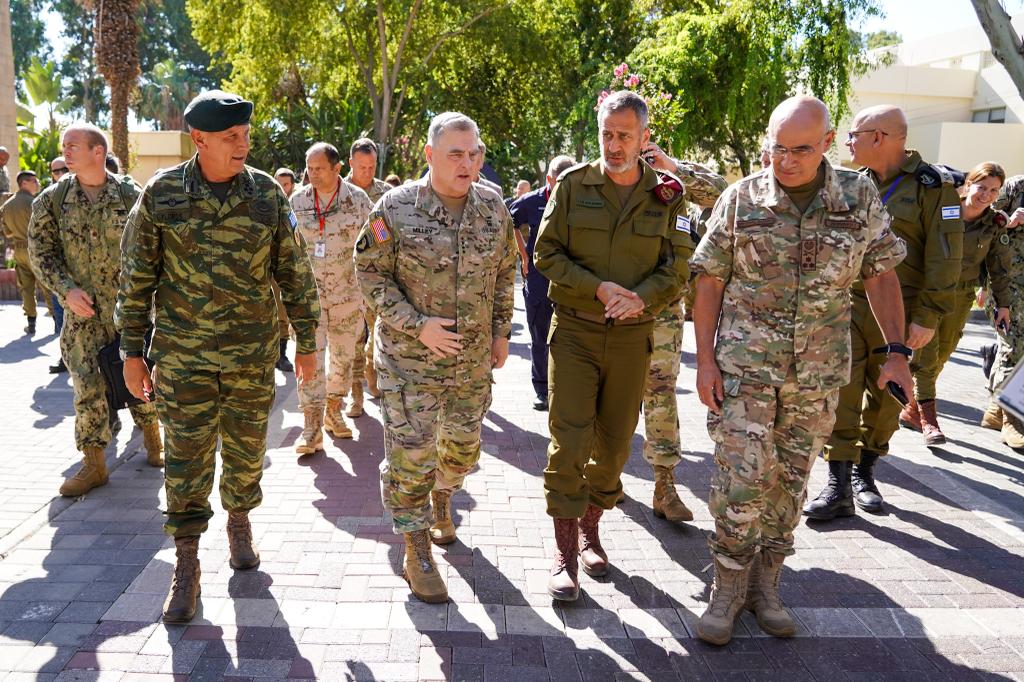 Οι Αρχηγοί ΗΠΑ και Ισραήλ στο πλευρό του Στρατηγού Φλώρου