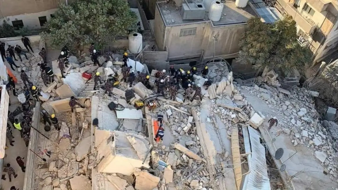 Ιορδανία: Πέντε νεκροί από την κατάρρευση κτιρίου στο Αμμάν