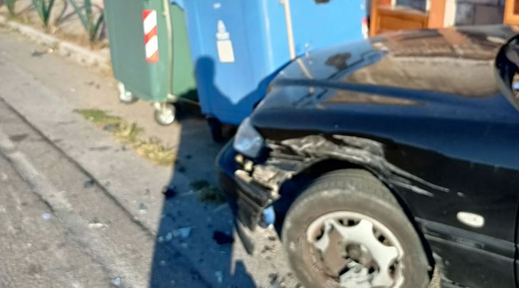 Τρελή πορεία αυτοκινήτου στην Καβάλα