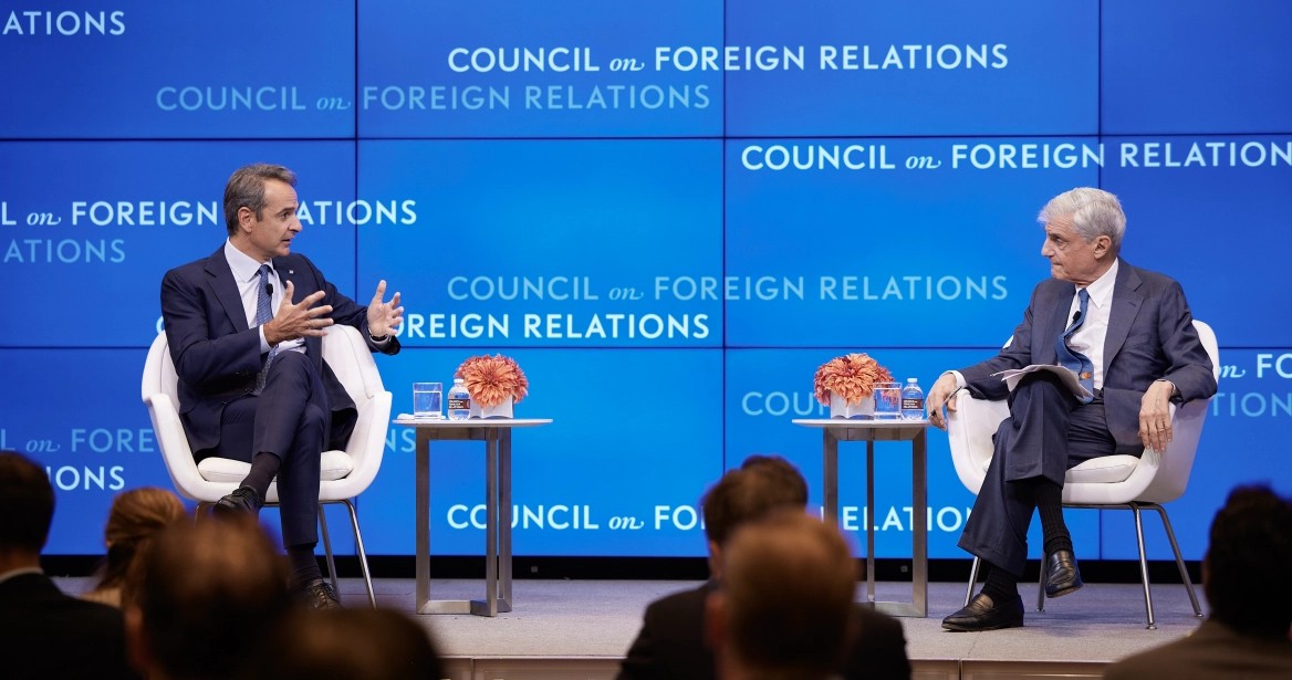 Ο Κυριάκος Μητσοτάκης στα μέλη της Council on Foreign Relations – «Περιμένουμε ανάπτυξη πάνω από 5%»