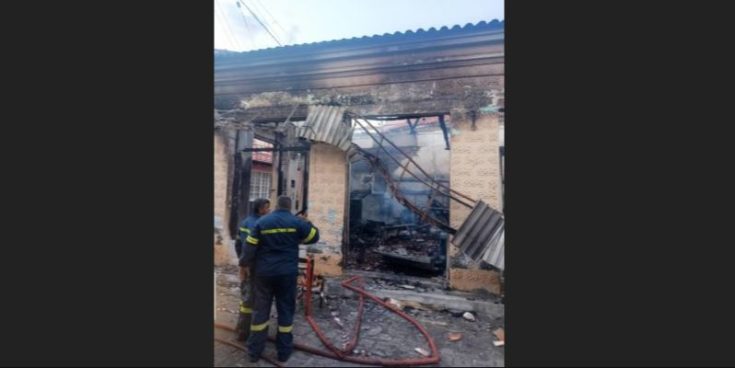 Φωτιά στη Λέσβο