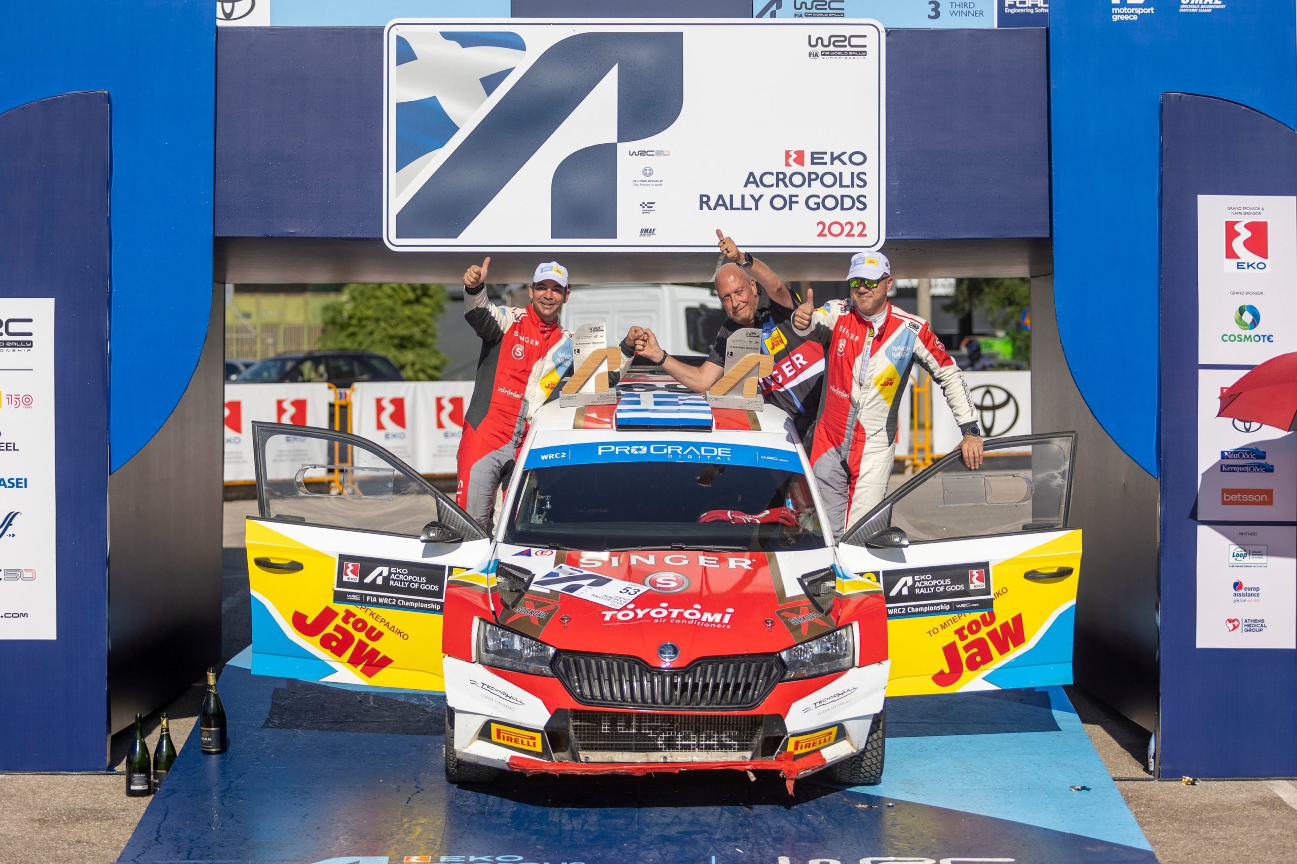 ΕΚΟ Ράλλυ Ακρόπολις: Επιτυχημένη η παρουσία της VE2 Rally Team με την κατάκτηση της δεύτερης θέσης μεταξύ των Ελλήνων