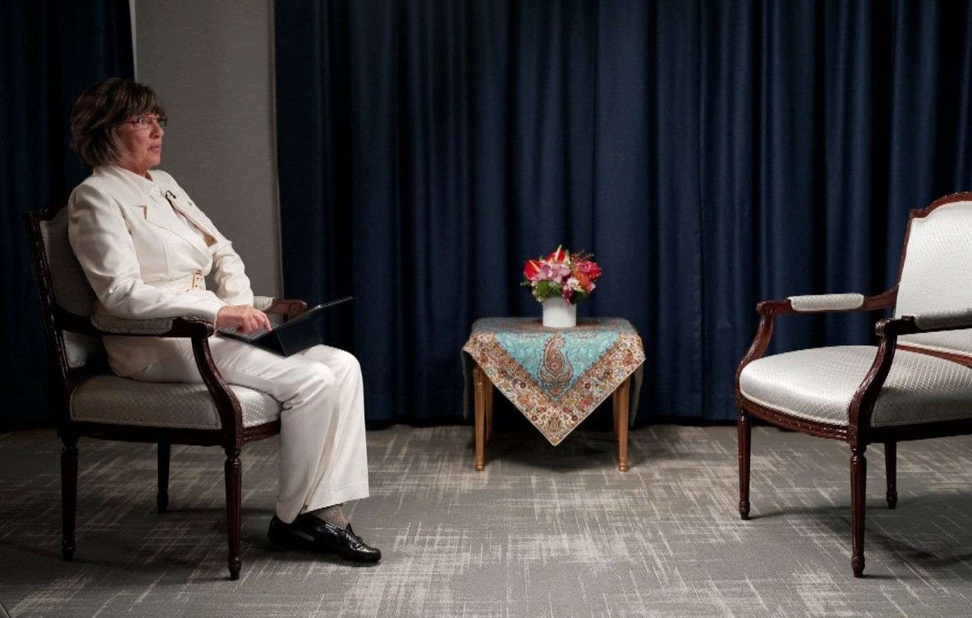 Αμανπούρ Συνέντευξη Πρόεδρος Ιράν