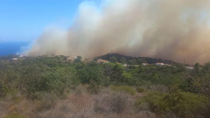 φωτιά στα Κύθηρα