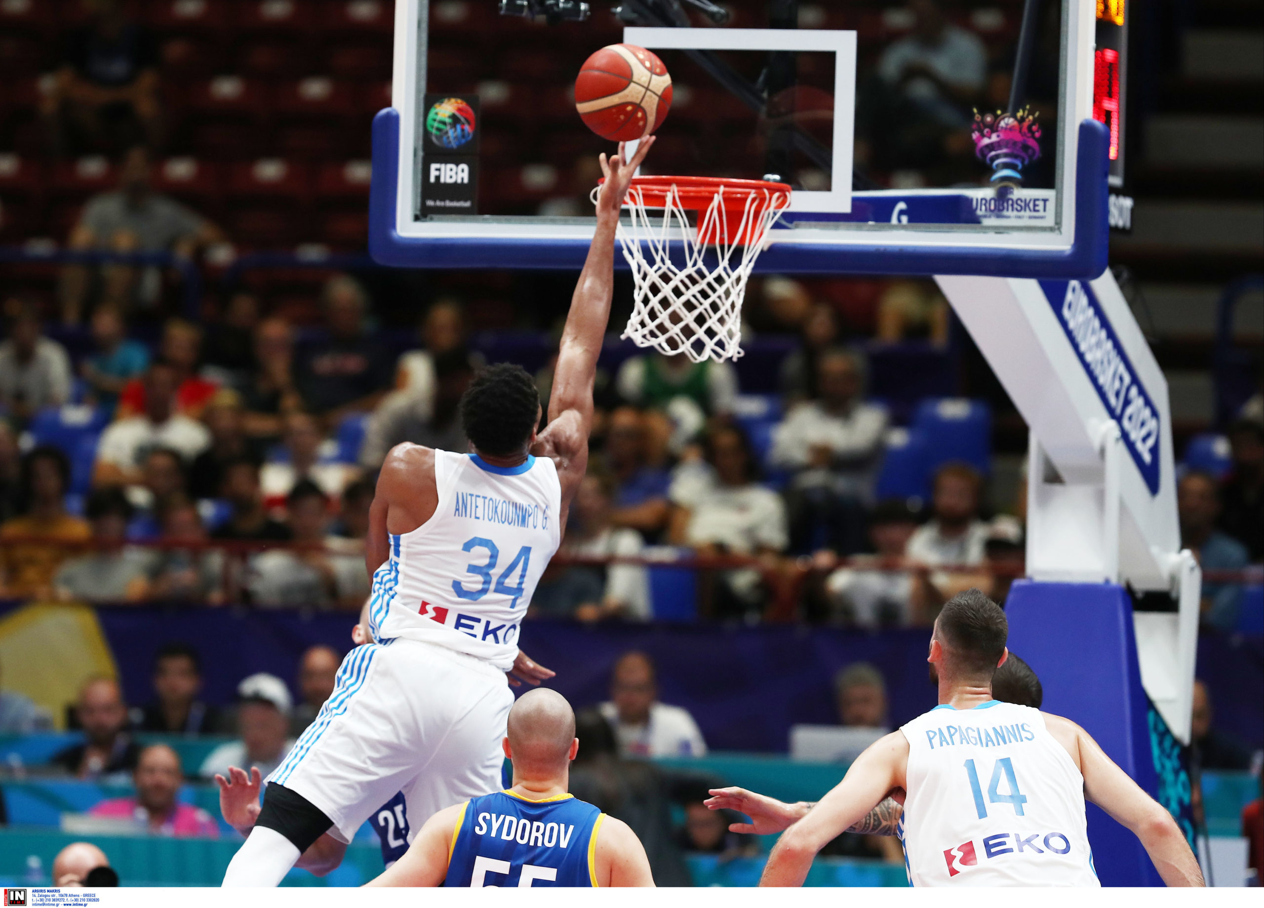 Eurobasket 2022: Τα highlights από τη μοναδική εμφάνιση του ρέκορντμαν Αντετοκούνμπο κόντρα στην Ουκρανία—ΒΙΝΤΕΟ