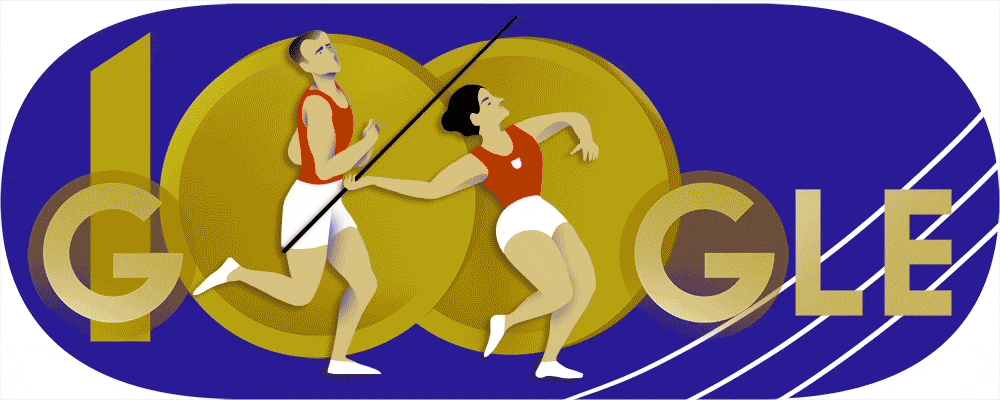 Google Doodle Εμίλ Ζάτοπεκ Ντάνα Ζάτοπκοβα