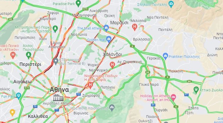 χάρτης για κίνηση