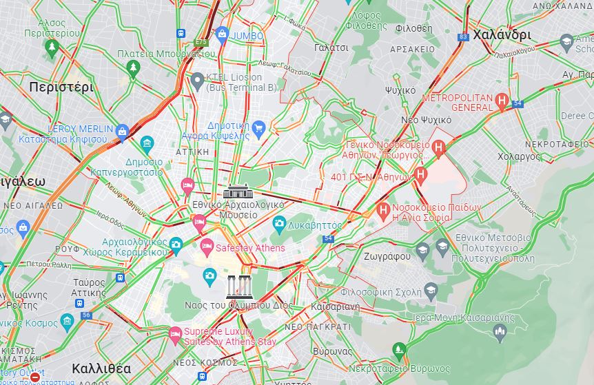 ο χάρτης της κίνησης