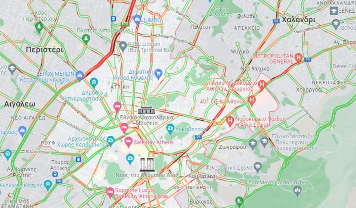 ο χάρτης της κίνησης