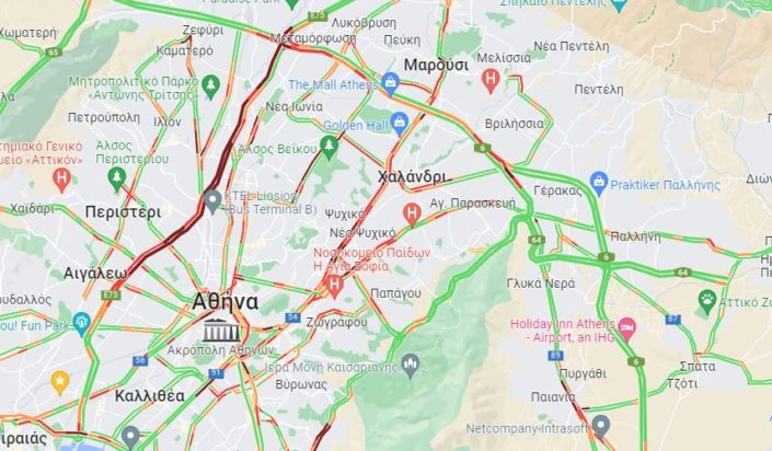 ο χάρτης της κίνησης