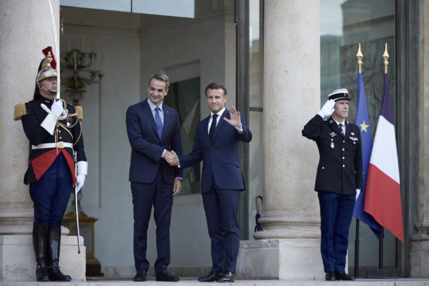 Κυριάκος Μητσοτάκης Εμανουέλ Μακρόν