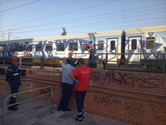 νεκρός- τρένο στη Λάρισα