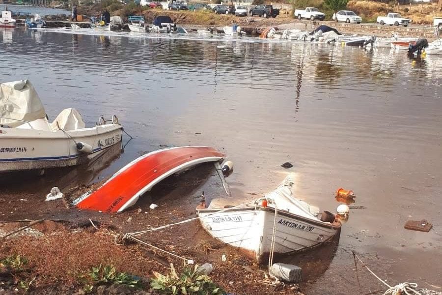 κακοκαιρία Λέσβος