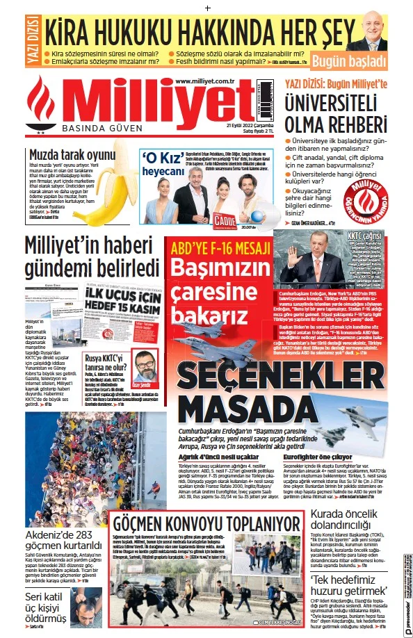Δημοσίευμα της Milliyet