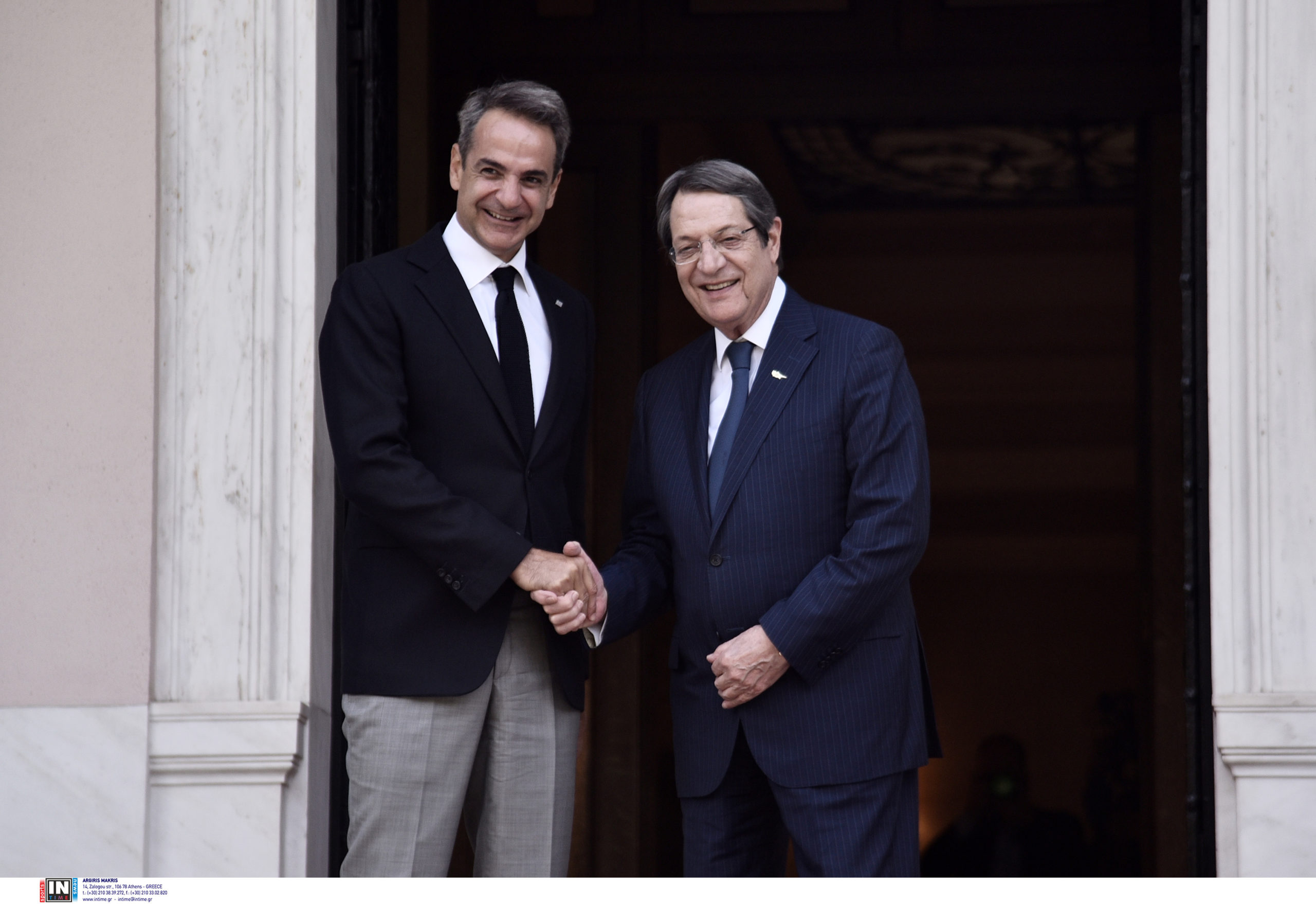 Κυριάκος Μητσοτάκης-Νίκος Αναστασιάδης