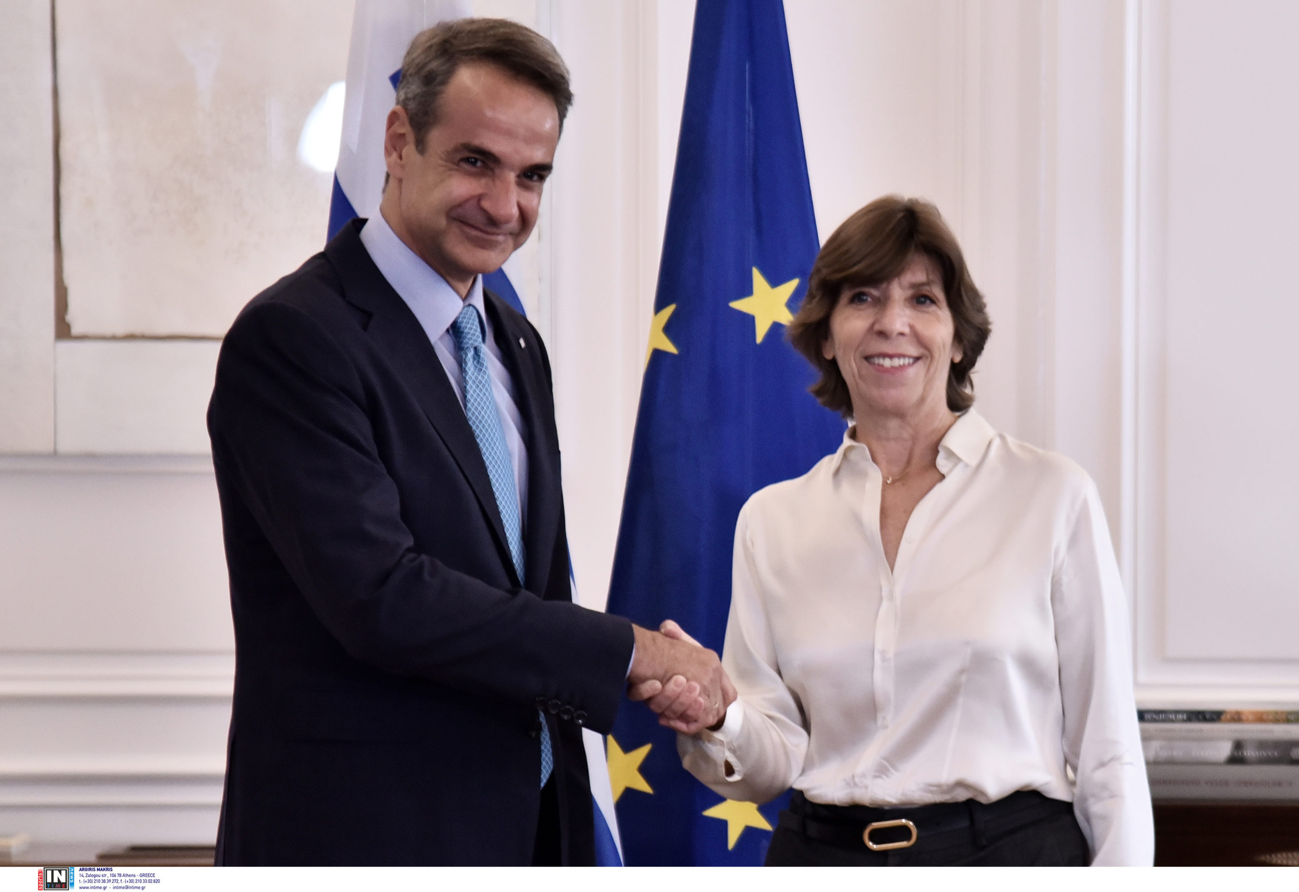 Μητσοτάκης - Γαλλίδα ΥΠΕΞ