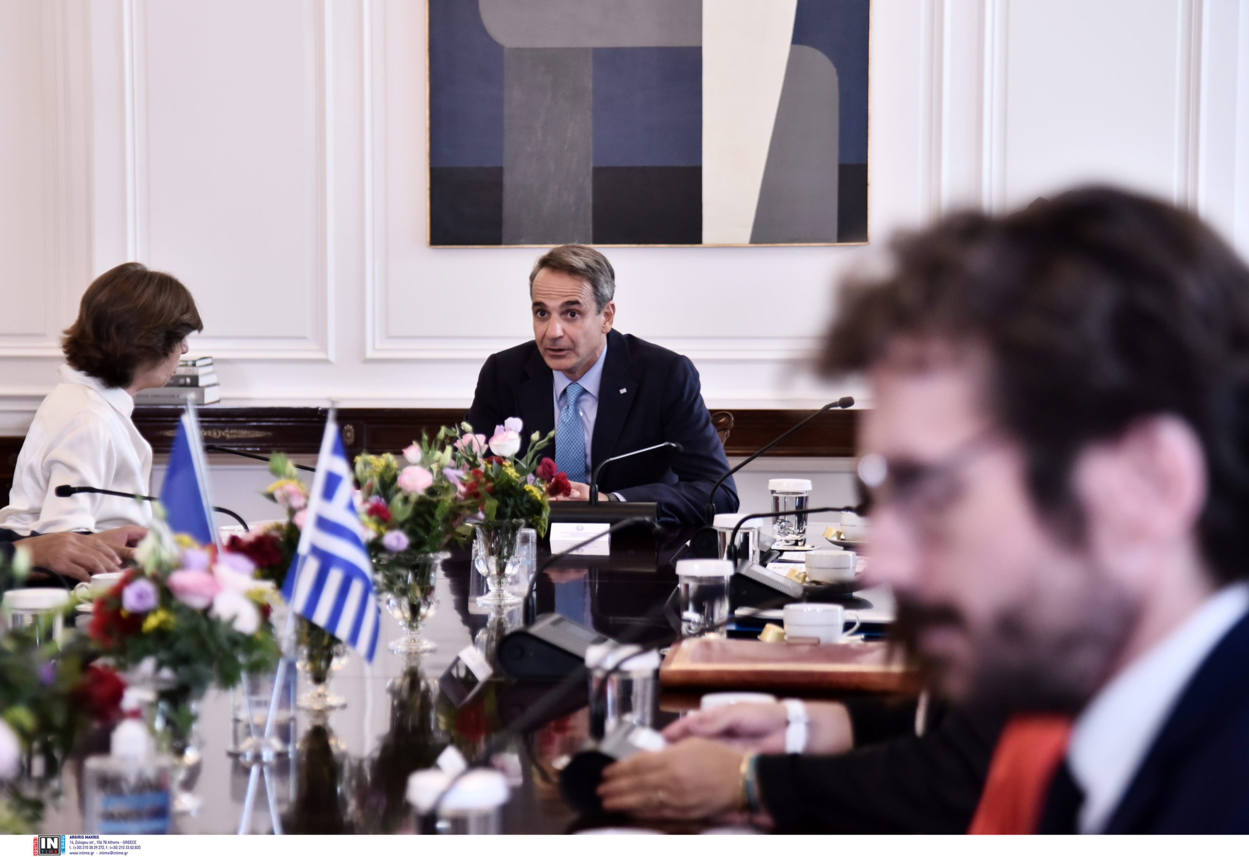 Μητσοτάκης με Γαλλίδα ΥΠΕΞ