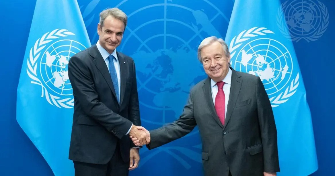 Κυριάκος Μητσοτάκης: Ενημέρωσε τον Γενικό Γραμματέα του ΟΗΕ, Αντόνιο Γκουτέρες, για την τουρκική προκλητικότητα
