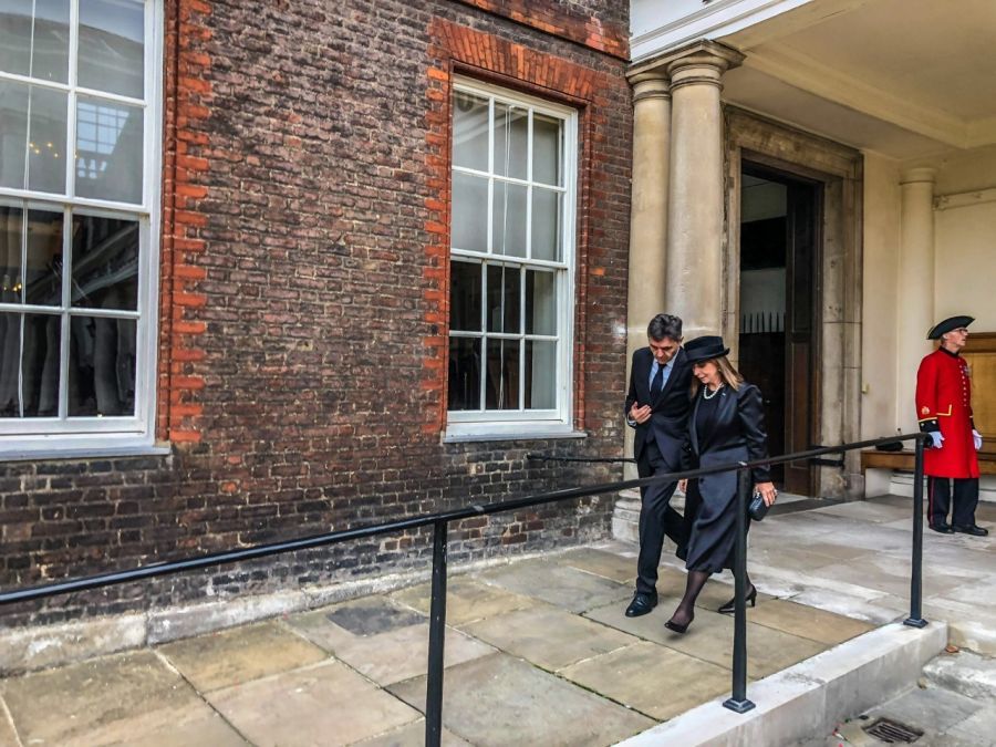 Σακελλαροπούλου: Παρέστη στην κηδεία της βασίλισσας Ελισάβετ