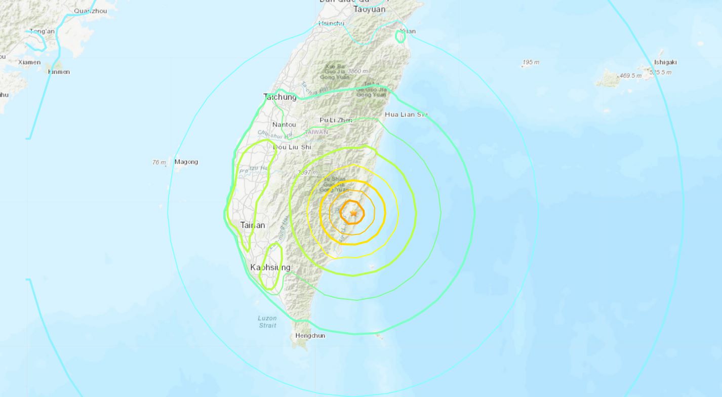 Ισχυρός σεισμός στην Ταϊβάν: Προειδοποίηση για τσουνάμι