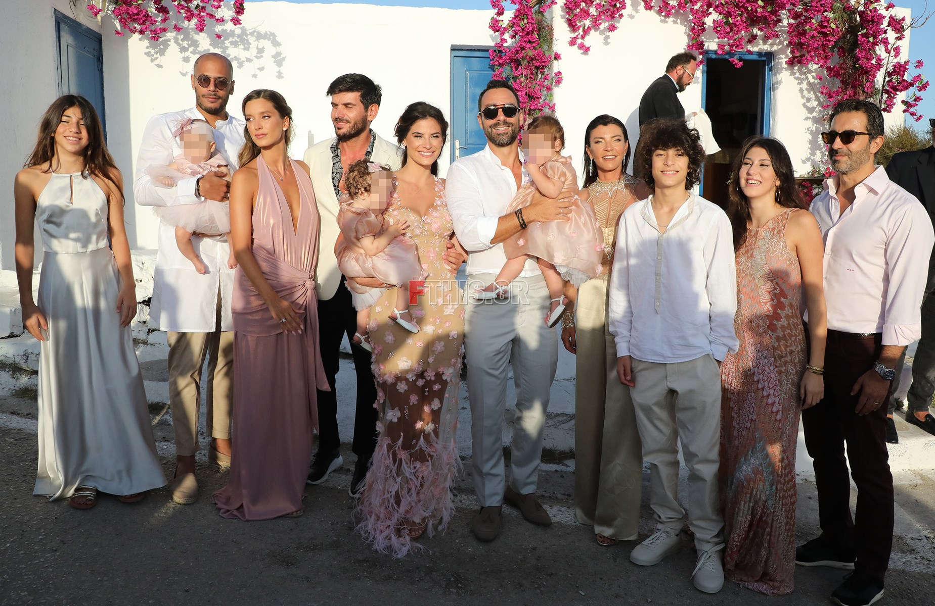 Σάκης Τανιμανίδης Χριστίνα Μπόμπα Βάφτιση