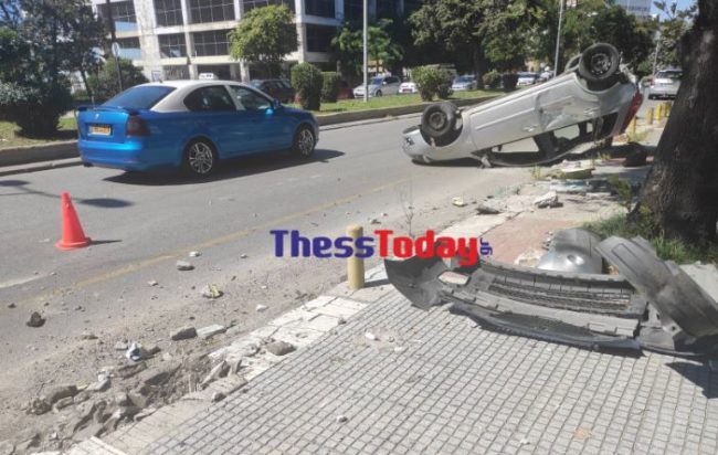 τροχαίο στη Θεσσαλονίκη