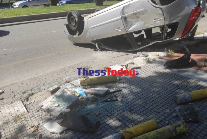 τροχαίο στη Θεσσαλονίκη