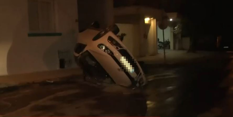 Τροχαίο στη Θεσσαλονίκη: Τούμπαρε αυτοκίνητο στην Αγίου Δημητρίου