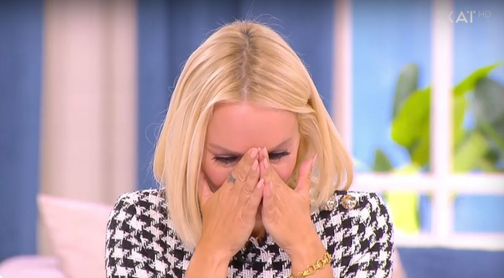 Η Έλενα Χριστοπούλου ξέσπασε σε λυγμούς στον αέρα