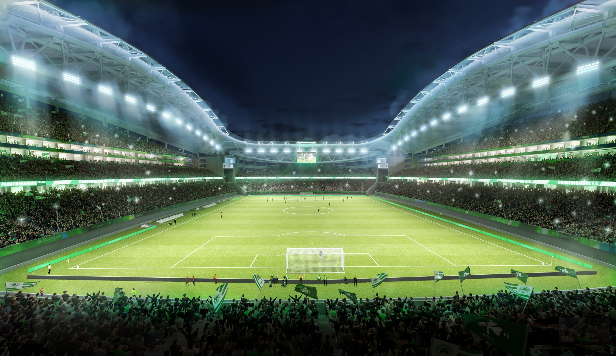 Παναθηναϊκός: Ετσι θα είναι το νέο γήπεδο στον Βοτανικό - ΦΩΤΟ