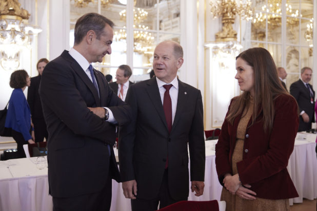 Μητσοτάκης με Σολτς