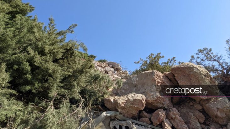 Κρήτη Λασίθι κατολίσθηση