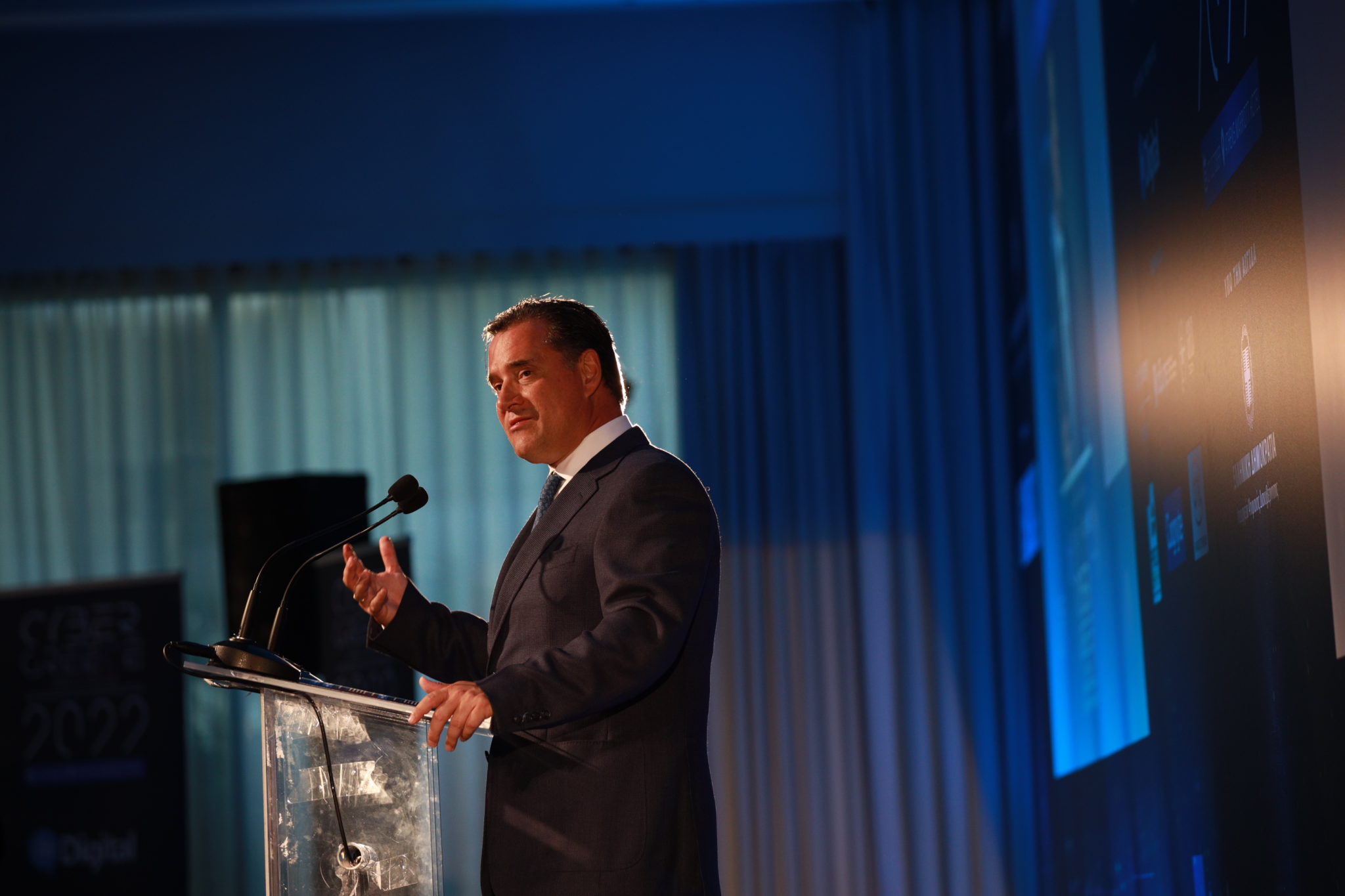 Άδωνις Γεωργιάδης- συνέδριο Cyber Greece