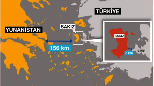 Χίος- χάρτης