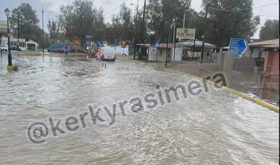 Κακοκαιρία στην Κέρκυρα