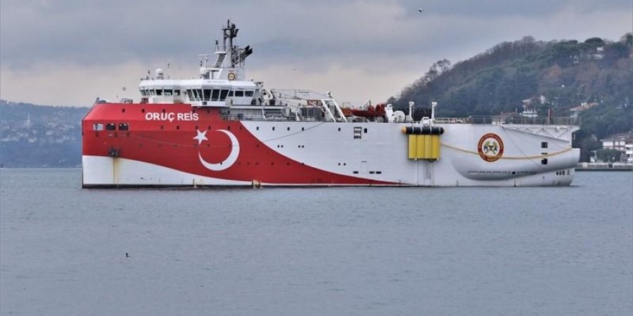 Τουρκία: Βγήκε από το λιμάνι της Αττάλειας το Oruc Reis και κατευθύνεται προς την Κύπρο