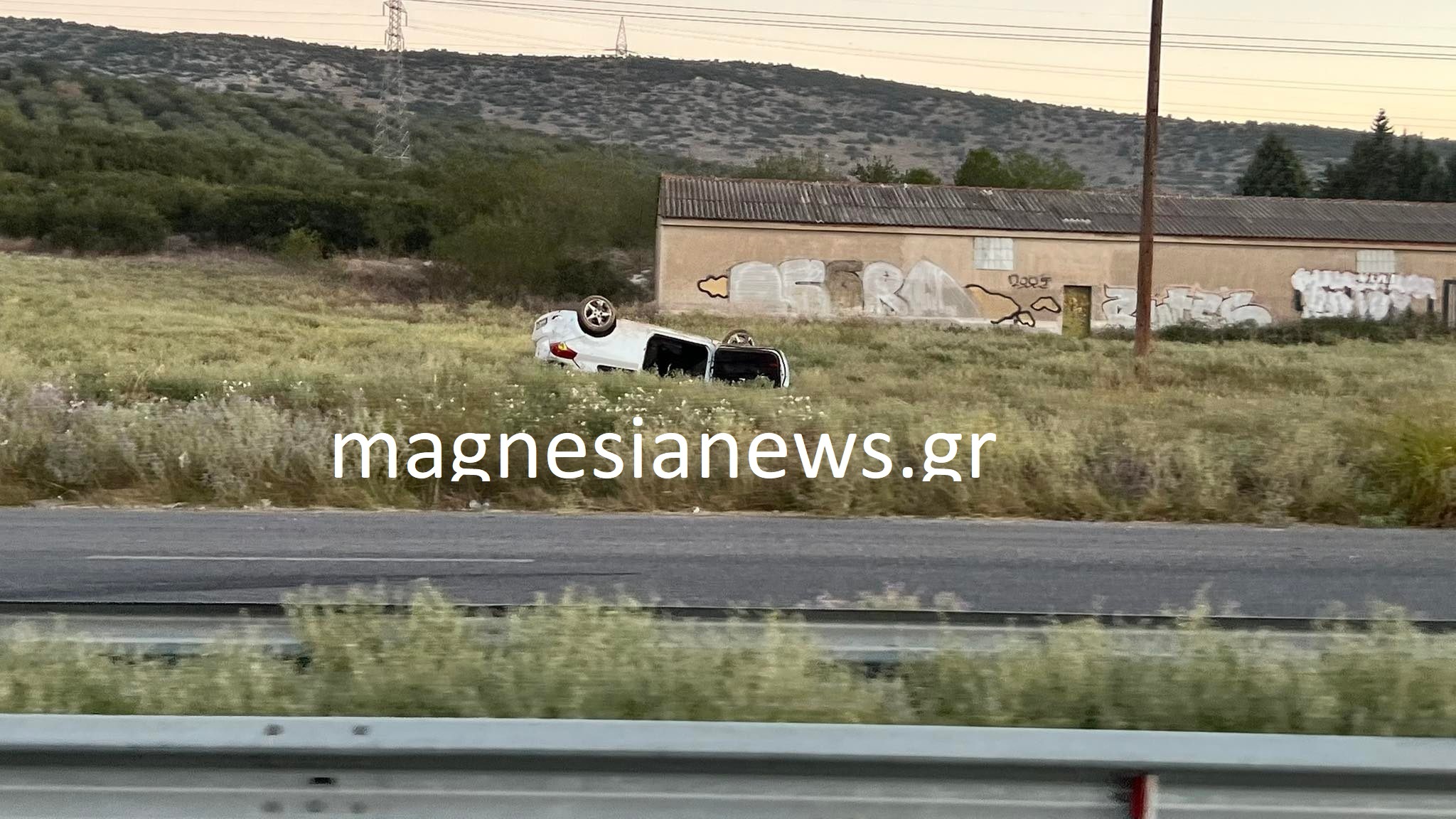 Τροχαίο στον Βόλο: 32χρονος έχασε τον έλεγχο του αυτοκινήτου και κατέληξε σε χωράφι – Νοσηλεύεται σε σοβαρή κατάσταση