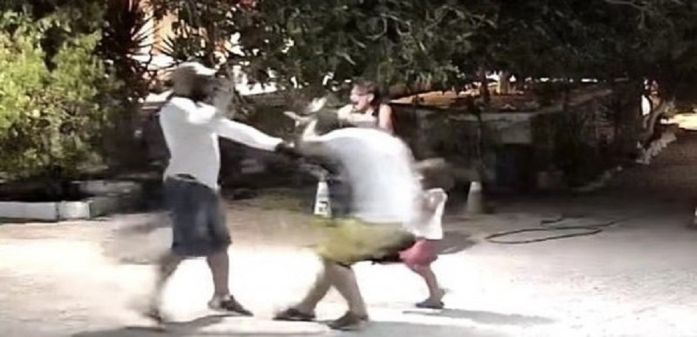 Αίγινα ξυλοδαρμός