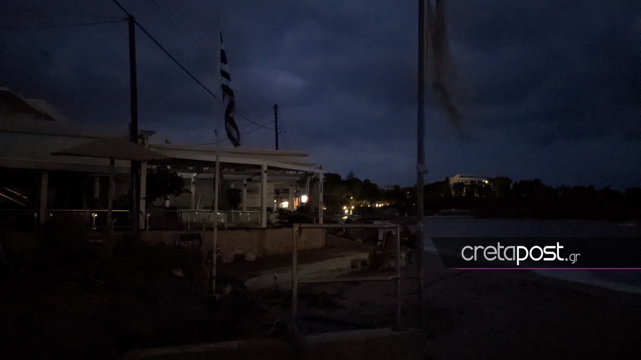 Φονική κακοκαιρία στην Κρήτη: Στο απόλυτο σκοτάδι η Αγία Πελαγία – ΦΩΤΟ