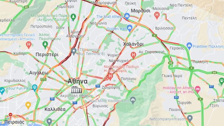 ο χάρτης της κίνησης