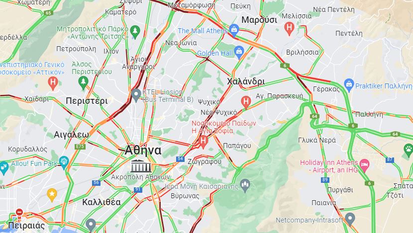 ο χάρτης της κίνησης