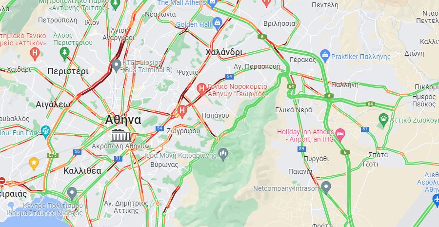 ο χάρτης της κίνησης