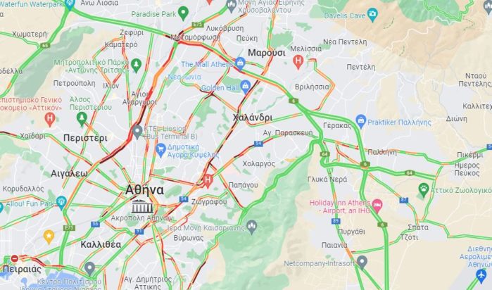 ο χάρτης της κίνησης